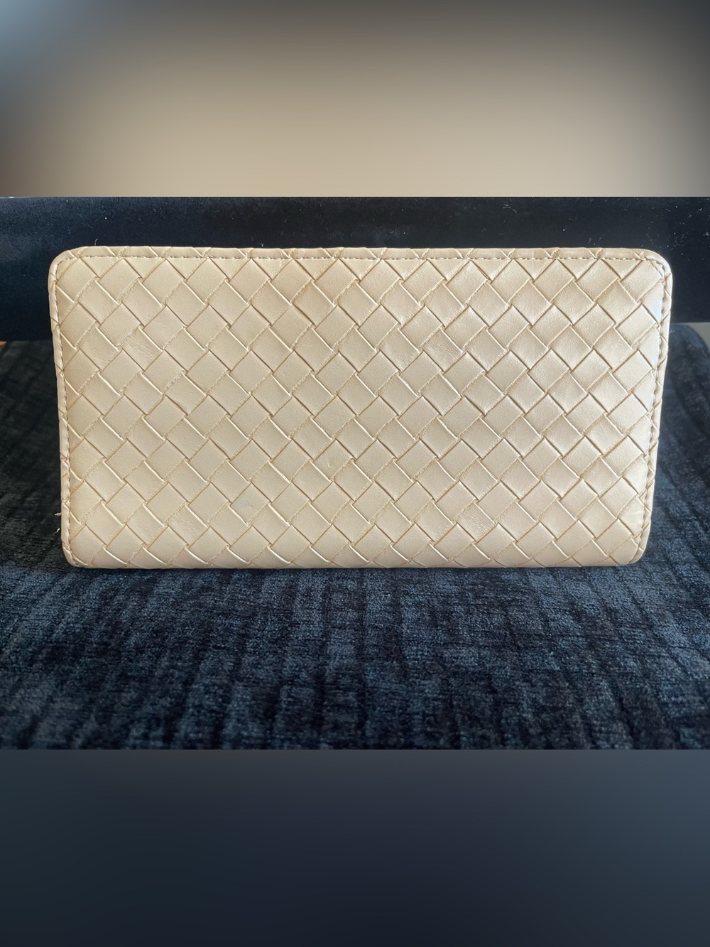 Universal Thread Woven Zip-Around Wallet - Beige